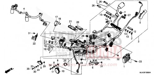 WIRE HARNESS CB500XAH de 2017